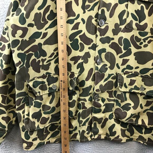 VTG Kmart Hunting Shirt Duck Camo Pocket Button Up Jacket Hong Kong RARE Men XL - Picture 5 of 11